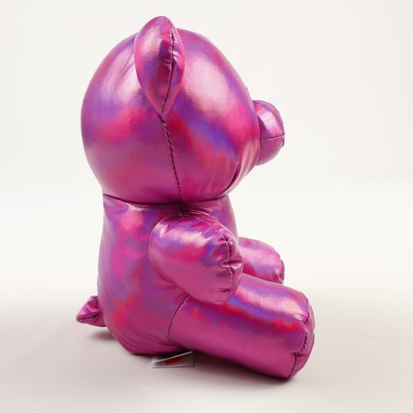 Candy Bears Metallic Plush 8" Stuffed Animal Purple Pink - Picture 4 of 8
